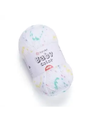 YarnArt Baby Color El Örgü İpi – 50g 150m | %100 Akrilik, Benekli, Yumuşak ve Dayanıklı