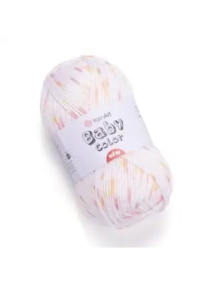 YarnArt Baby Color El Örgü İpi – 50g 150m | %100 Akrilik, Benekli, Yumuşak ve Dayanıklı