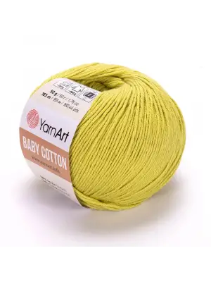 Yarnart Baby Cotton - Bebek El Örgü Ipi Fıstık Yeşili 436
