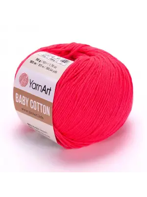 Yarnart Baby Cotton - Bebek El Örgü Ipi Narçiçeği-423