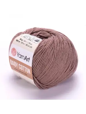 Yarnart Baby Cotton - Bebek El Örgü Ipi Sütlü Kahve-407