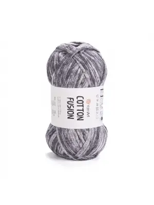 YarnArt Cotton Fusion El Örgü İpi – 100g 225m | %100 Pamuk, Hafif ve Yumuşak Doku | Yazlık Bluz, Çanta ve Aksesuar İçin İdeal