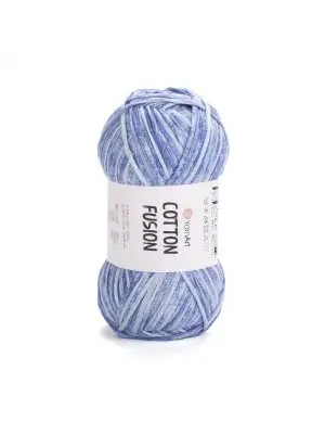 YarnArt Cotton Fusion El Örgü İpi – 100g 225m | %100 Pamuk, Hafif ve Yumuşak Doku | Yazlık Bluz, Çanta ve Aksesuar İçin İdeal