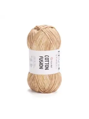 YarnArt Cotton Fusion El Örgü İpi – 100g 225m | %100 Pamuk, Hafif ve Yumuşak Doku | Yazlık Bluz, Çanta ve Aksesuar İçin İdeal