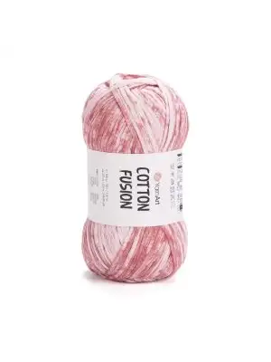 YarnArt Cotton Fusion El Örgü İpi – 100g 225m | %100 Pamuk, Hafif ve Yumuşak Doku | Yazlık Bluz, Çanta ve Aksesuar İçin İdeal