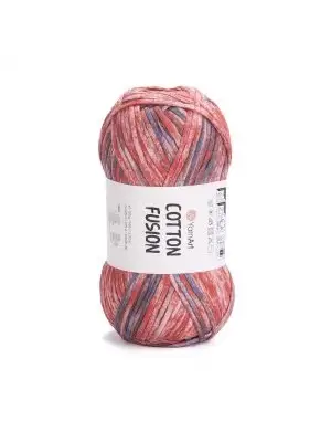 YarnArt Cotton Fusion El Örgü İpi – 100g 225m | %100 Pamuk, Hafif ve Yumuşak Doku | Yazlık Bluz, Çanta ve Aksesuar İçin İdeal