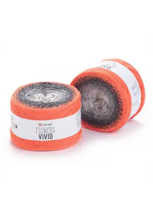 YarnArt Flowers Vivid - Ebruli El Örgü Ipi Ebruli-503