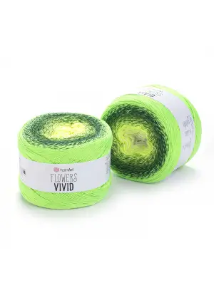 YarnArt Flowers Vivid - Ebruli El Örgü Ipi Ebruli-508