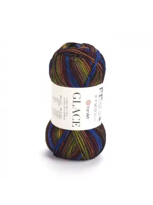 Yarnart Glace El Örgü İpi,100g / 210m – %52 Akrilik %48 Poliamid–Parlak Renkli Yazlık El Örgü İpi