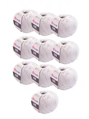 Yarnart Jeans 49 Açık Gri 10lu Paket Amigurimi Bebek Ipi Yarn-Art Jeans 10 Adet