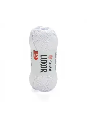 YarnArt Luxor No:1200 50g Merserize Pamuk El Örgü İpi – %100 Cotton, İnce Doku, Dantel, Yazlık Kıyafet ve Aksesuar İçin Uygun