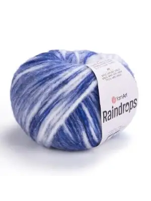 YarnArt Raindrops El Örgü İpi – 50g 115m | Yünlü, Akrilik ve Polyamid Karışımlı Orta Kalınlıkta Renkli İplik