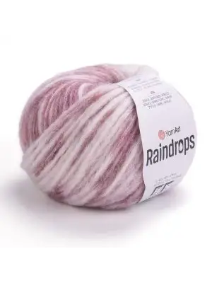 YarnArt Raindrops El Örgü İpi – 50g 115m | Yünlü, Akrilik ve Polyamid Karışımlı Orta Kalınlıkta Renkli İplik