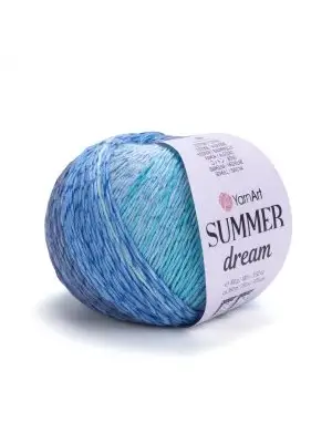 YarnArt Summer Dream 4304 Ebruli El Örgü İpi – 100g / 350m – %70 Pamuk %30 Viskoz – Yazlık İnce Renkli İplik