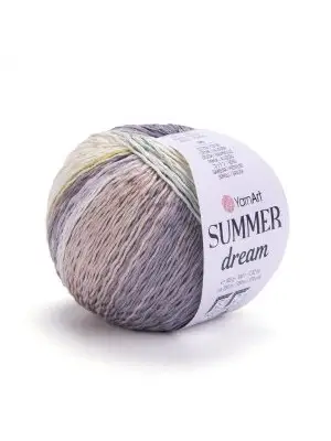 YarnArt Summer Dream 4310 Ebruli El Örgü İpi – 100g / 350m – %70 Pamuk %30 Viskoz – Yazlık İnce Renkli İplik