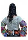 Siparişe Göre el Örgü Patchwork  Süveter