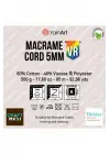 Macrame Cord 5 Mm Vr - Makrome El Örgü Ipi Ebruli-923