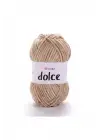 Dolce - Kadife El Örgü Ipi Koyu Bej-747