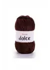 Dolce - Kadife El Örgü Ipi Koyu Kahverengi-775