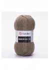 Merıno De Luxe 50 - El Örgü Ipi Koyu Bej-218