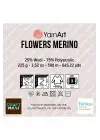 Flowers Merıno - Ebruli El Örgü Ipi Ebruli - 531