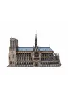 3D Yapboz Notre Dame De Paris Gerçekçi Kartondan Model 1/200 Ölçek 387 Parça 63 cm x 45 cm