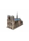 3D Yapboz Notre Dame De Paris Gerçekçi Kartondan Model 1/200 Ölçek 387 Parça 63 cm x 45 cm