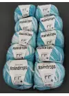 YarnArt Raindrops El Örgü İpi 10lu Set Yünlü, Akrilik ve Polyamid Karışımlı Orta Kalınlıkta Renkli İplik