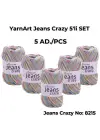 Yarnart Jeans Crazy 5li SET Ebruli El Örgü Ipi No:8215