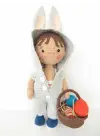 Amigurumi El Örgüsü Oyuncak Bebek