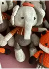 Amigurumi El Örgüsü Oyuncak Fil
