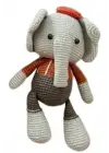Amigurumi El Örgüsü Oyuncak Fil