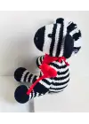 Amigurumi El Örgüsü Oyuncak Zebra