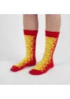 Fries Çorap,Patates Kızartması Şeklinde Hediyelik Çorap