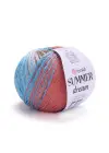 YarnArt Summer Dream 4311 Ebruli El Örgü İpi – 100g / 350m – %70 Pamuk %30 Viskoz – Yazlık İnce Renkli İplik