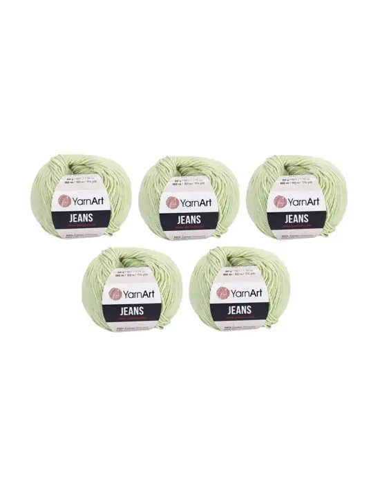 Yarnart Jeans Amigurumi Örgü Ipi 5li Paket 11 Yeşil