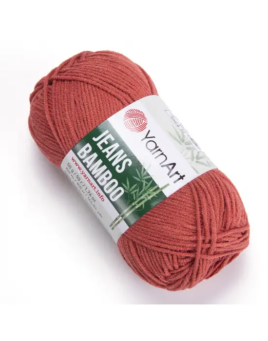 Yarn Art Jeans Bamboo El Örgü İpi,Kiremit-142