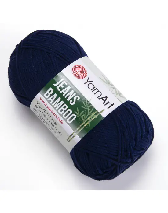 Yarn Art Jeans Bamboo El Örgü İpi,Lacivert-125