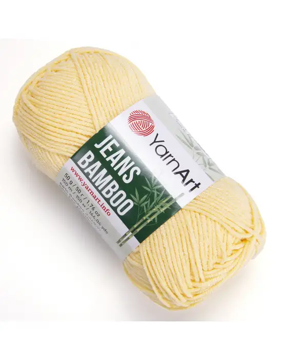 Yarn Art Jeans Bamboo El Örgü İpi,Sarı-105
