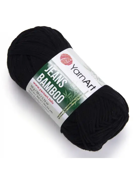 Yarn Art Jeans Bamboo El Örgü İpi,Siyah-135