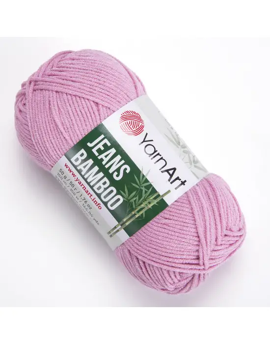Yarn Art Jeans Bamboo El Örgü İpi,Pembe-110