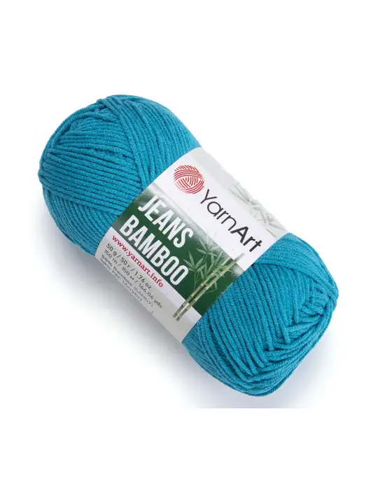 Yarn Art Jeans Bamboo El Örgü İpi,Turkuaz-140