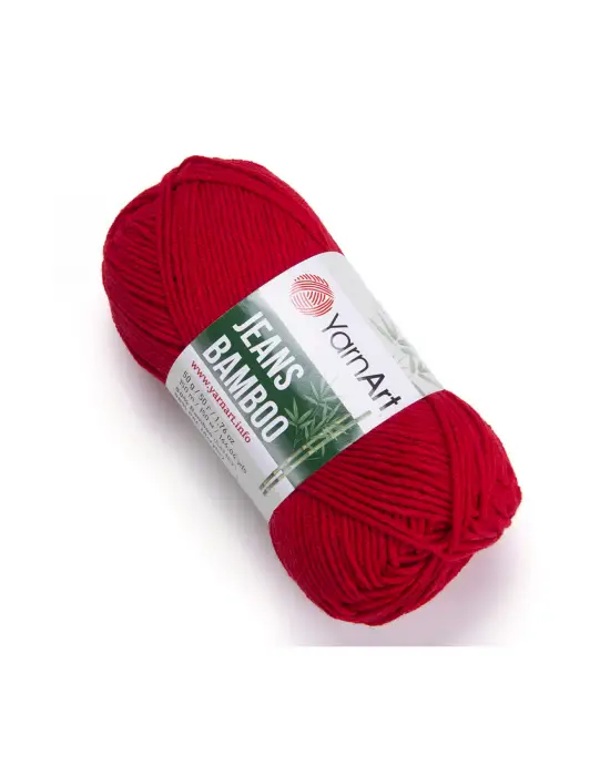 Yarn Art Jeans Bamboo El Örgü İpi,Kırmızı-144