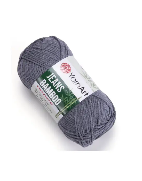 Yarn Art Jeans Bamboo El Örgü İpi,Gri-128