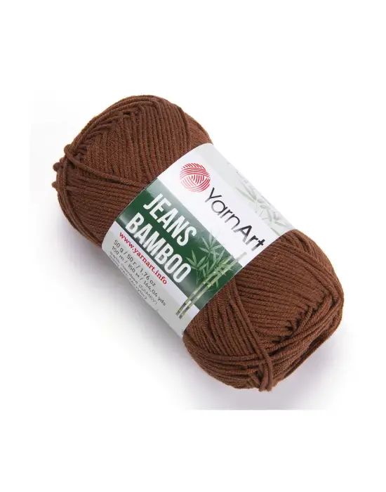 Yarn Art Jeans Bamboo El Örgü İpi,Kızıl Kahve-133