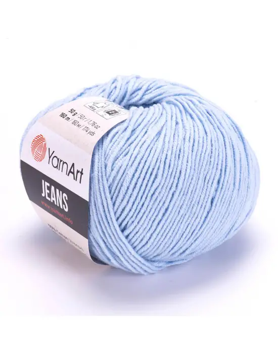 Yarn Art Jeans Amigurumi Örgü İpi 75 Açık Mavi Hırka Örgü İpi Bebek İpi Punch İpi 3lü Paket