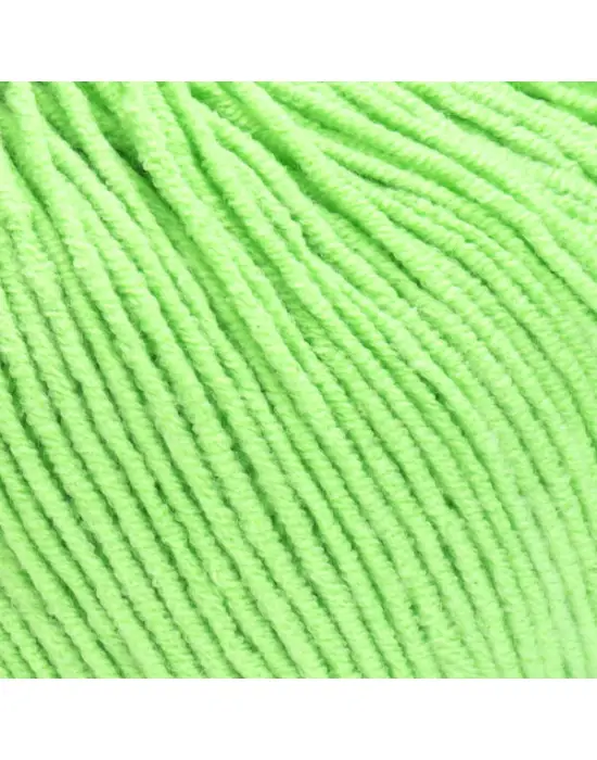 Yarn Art Jeans 60 Fosforlu Yeşil Amigurumi Örgü İpi Hırka Örgü İpi Bebek İpi Punch İpi 3lü Paket