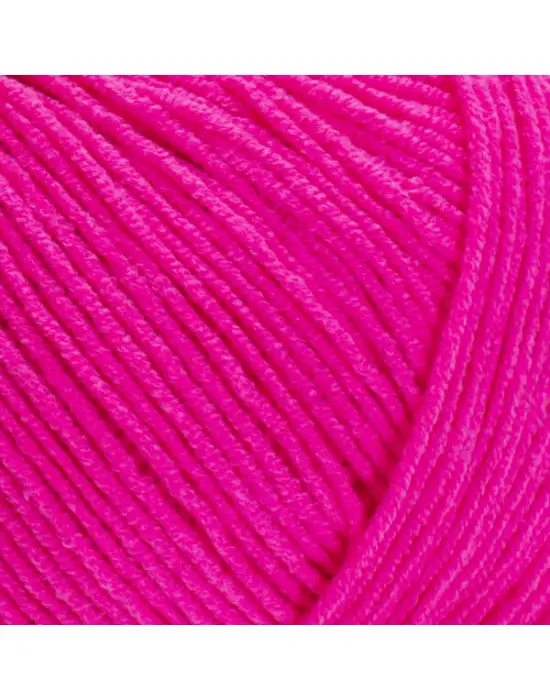 Yarn Art Jeans 59 Fosforlu Pembe Amigurumi Örgü İpi Hırka Örgü İpi Bebek İpi Punch İpi 3lü Paket