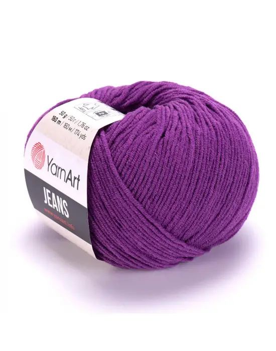 Yarn Art Jeans 50 Mor Amigurumi Örgü İpi Hırka Örgü İpi Bebek İpi Punch İpi 3lü Paket