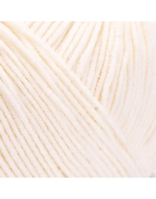 Yarn Art Jeans Amigurumi Örgü İpi 03 Kırık Beyaz Renk Hırka Örgü İpi Bebek İpi Punch İpi 3lü Paket